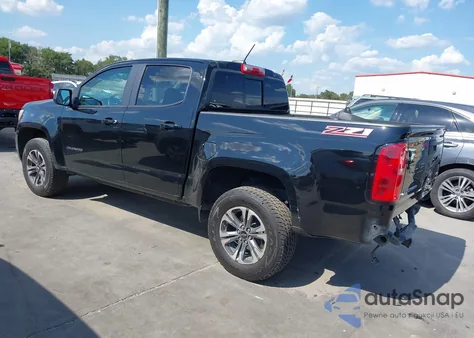 2021 Chevrolet Colorado 2Wd Short Box Z71 из США, поврежденный, VIN 1GCGSDEN3M1186850